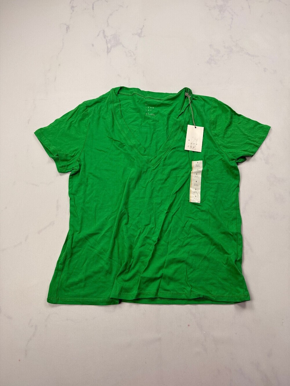 A New Day Green T Shirt 2010s Effortless Elevated - Womens S